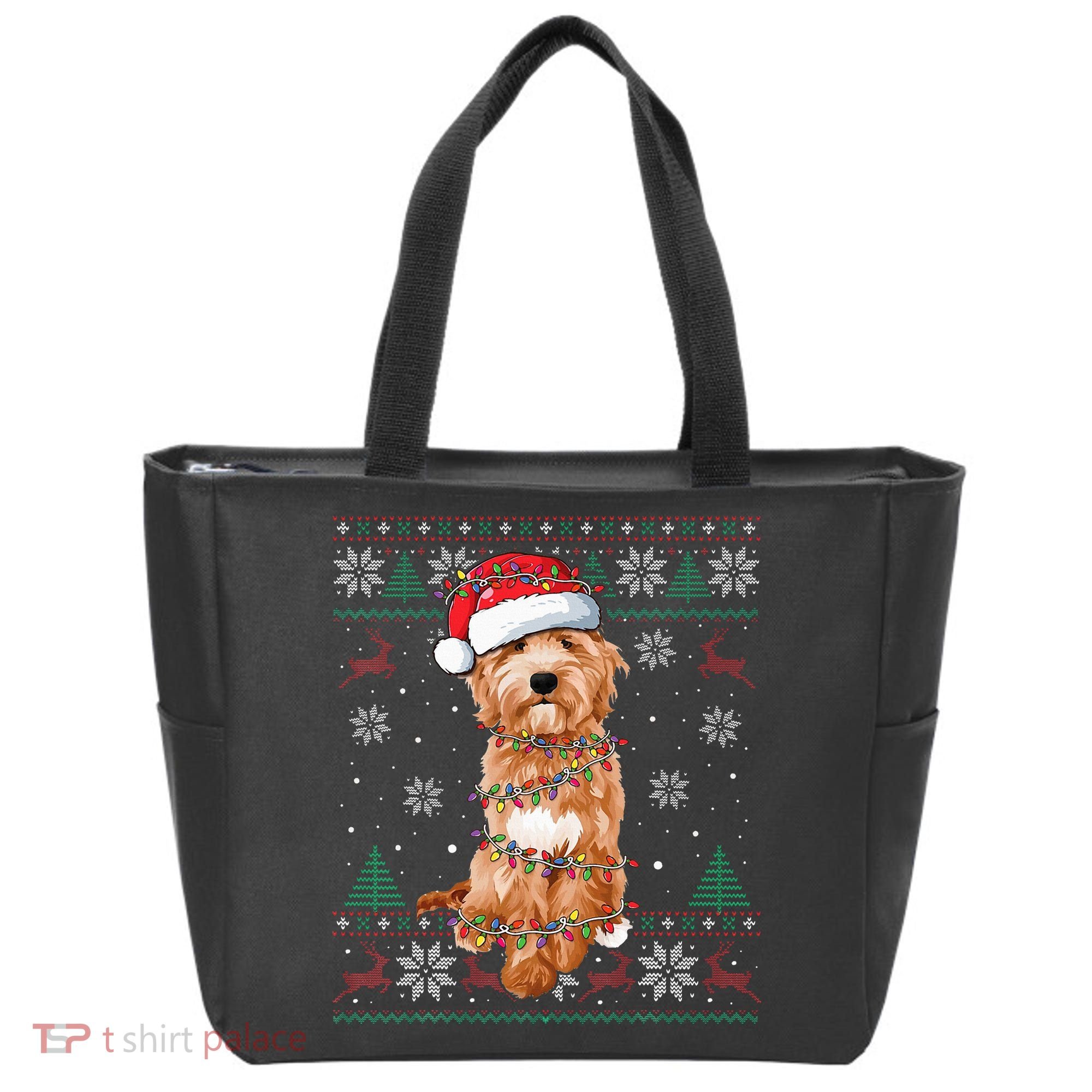 Goldendoodle Holiday Sweater Hilarious Dog Lover Gift Tote Bag