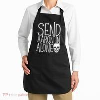 Ghost Hunting Send Aaron In Alone Ghost Hunter Halloween Apron thumb 2