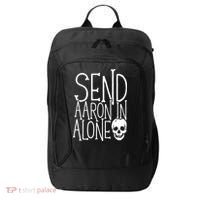 Ghost Hunting Send Aaron In Alone Ghost Hunter Halloween City Backpack thumb 0