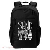 Ghost Hunting Send Aaron In Alone Ghost Hunter Halloween Backpack thumb 0