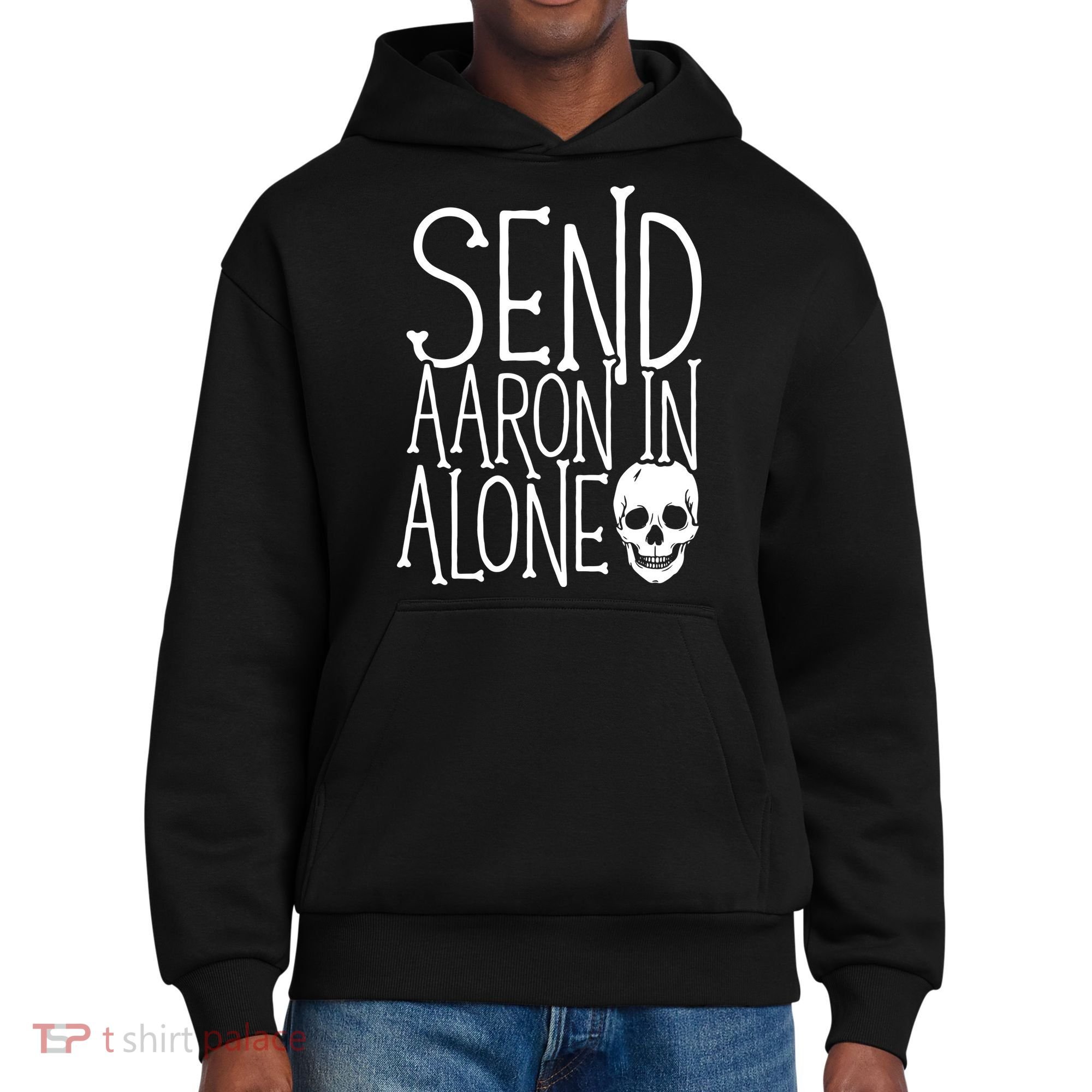 Ghost Hunting Send Aaron In Alone Ghost Hunter Halloween District V.I.T. Heavyweight Hoodie