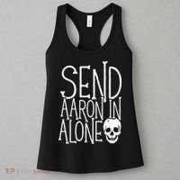 Ghost Hunting Send Aaron In Alone Ghost Hunter Halloween Women's Tank Top thumb 3