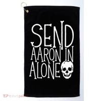 Ghost Hunting Send Aaron In Alone Ghost Hunter Halloween Golf Towel thumb 0