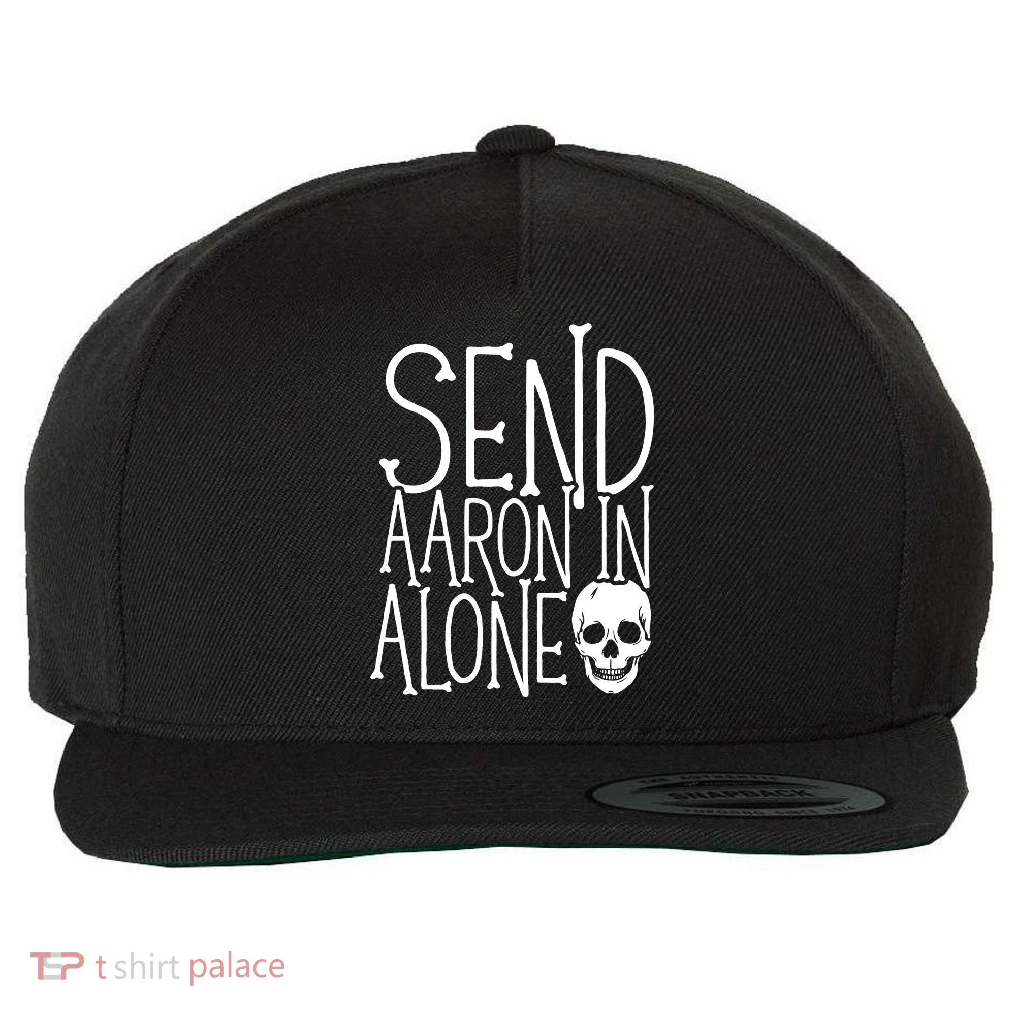 Ghost Hunting Send Aaron In Alone Ghost Hunter Halloween Wool Snapback Cap