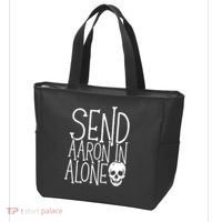 Ghost Hunting Send Aaron In Alone Ghost Hunter Halloween Tote Bag thumb 3