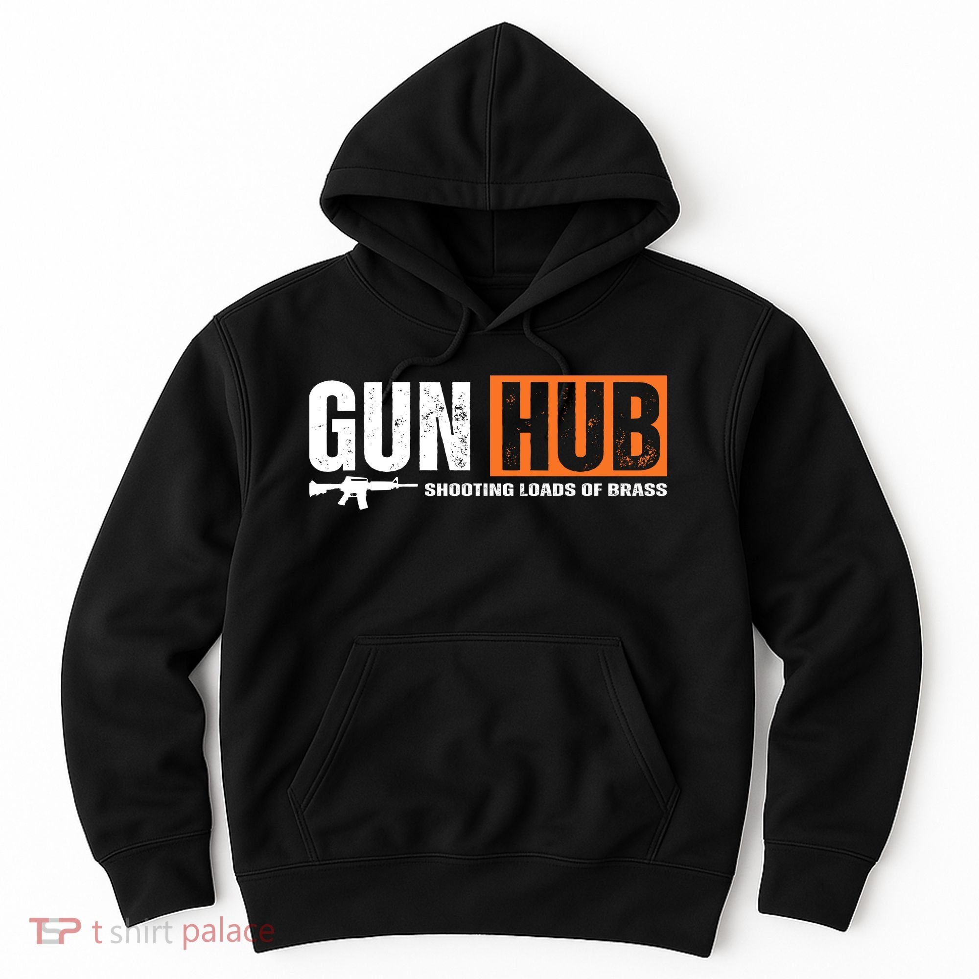 Gun Hub Shooting Loads Of Brass Hoodie