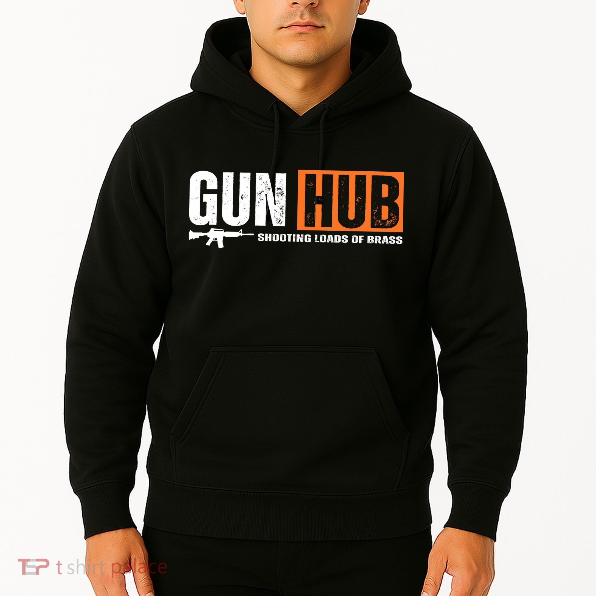Gun Hub Shooting Loads Of Brass Hoodie