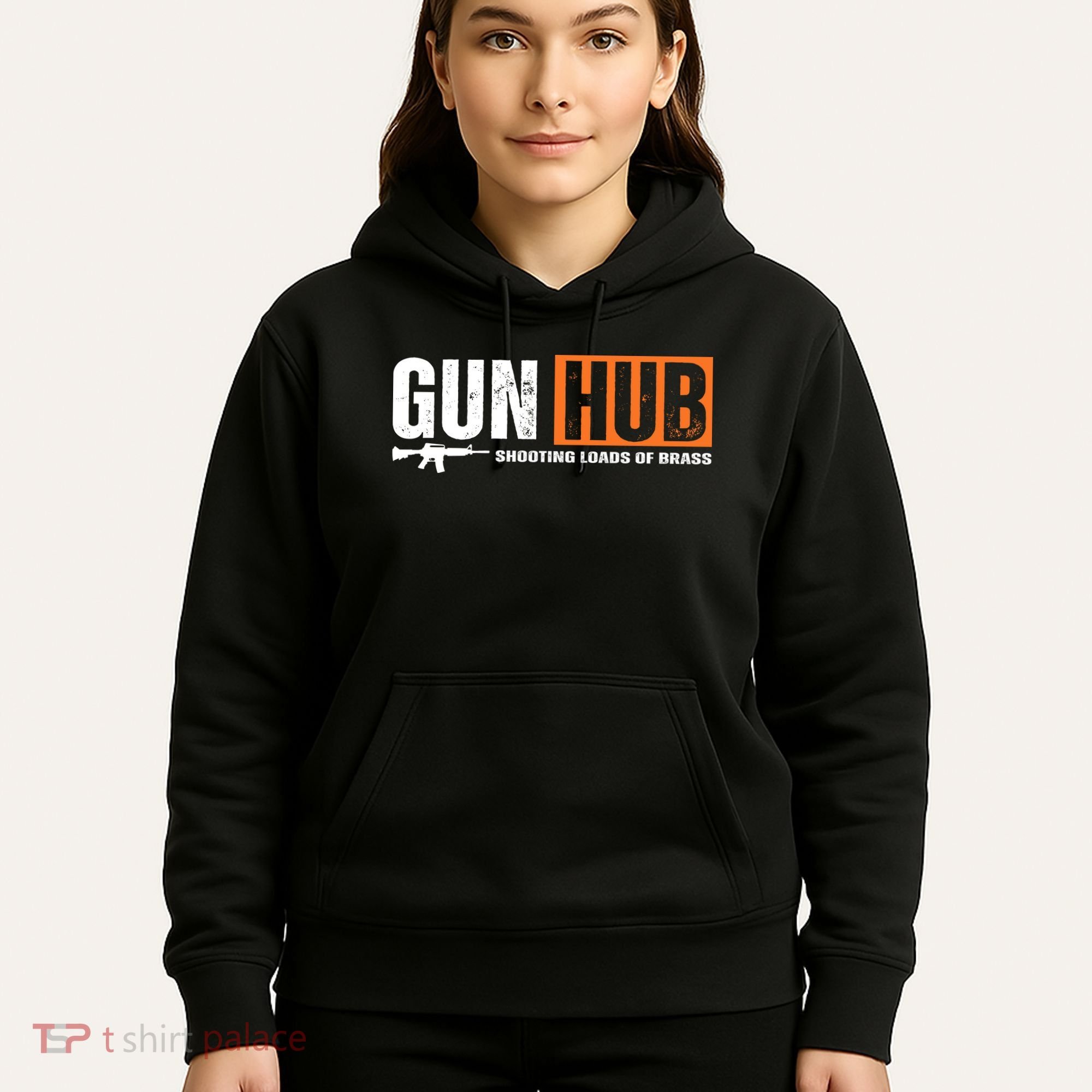 Gun Hub Shooting Loads Of Brass Hoodie