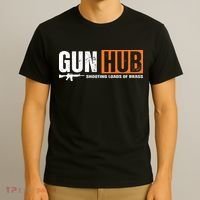 Gun Hub Shooting Loads Of Brass T-Shirt thumb 3