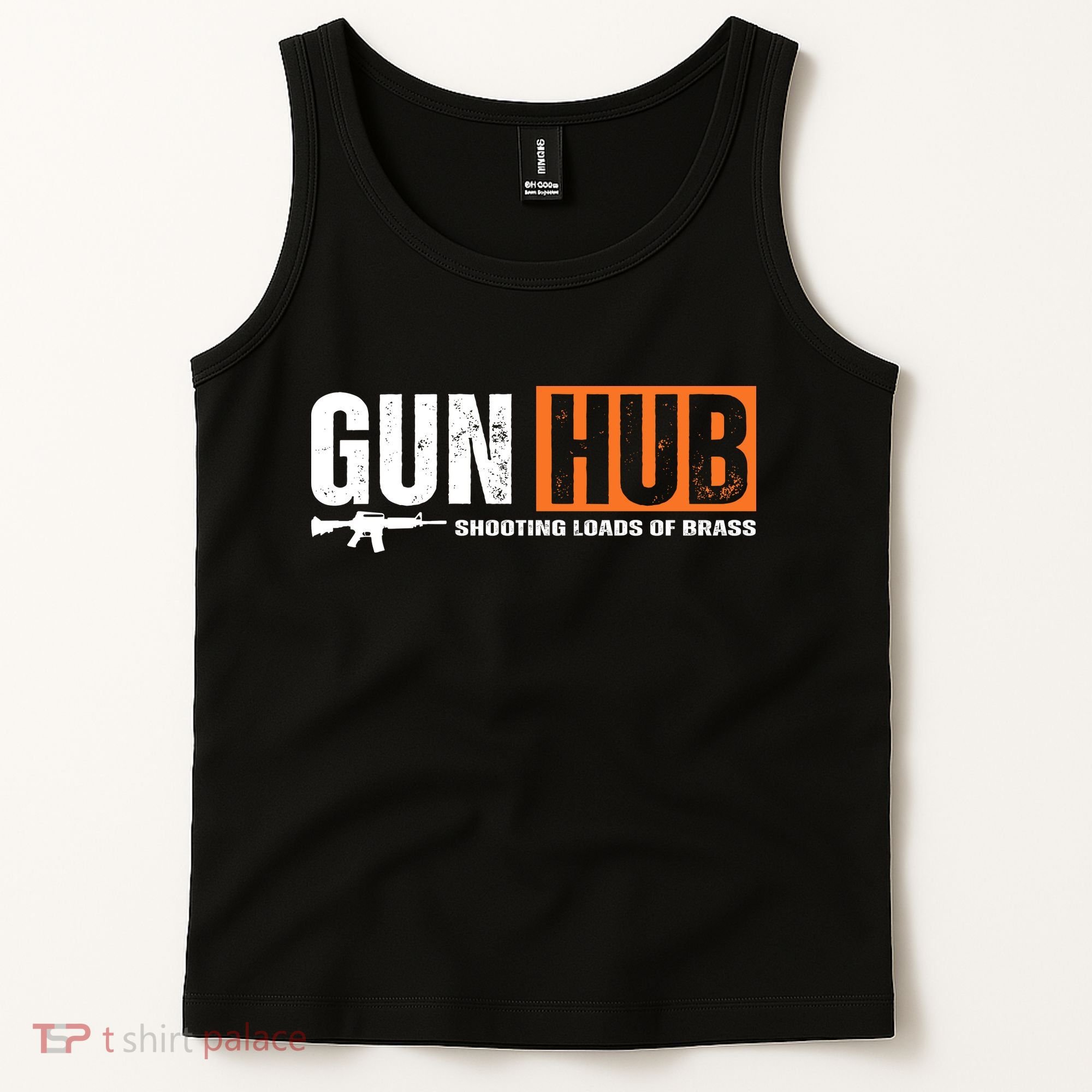 Gun Hub Shooting Loads Of Brass Tank Top