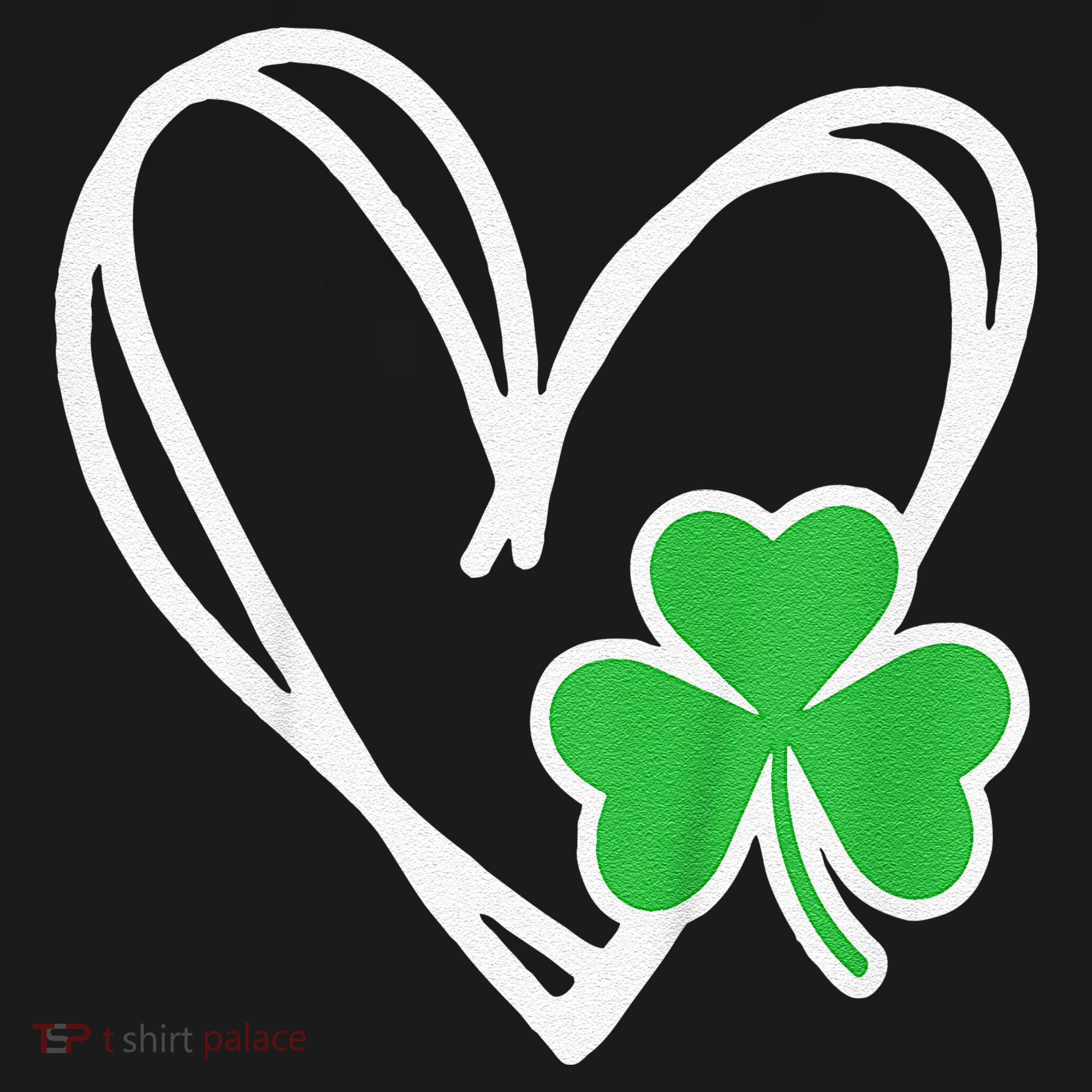 Girl Heart St Patricks Day Shamrock Irish Bucket Hat
