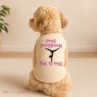 Gymnastics Handstand Shirts This Is My Handstand Doggie Tank thumb 2
