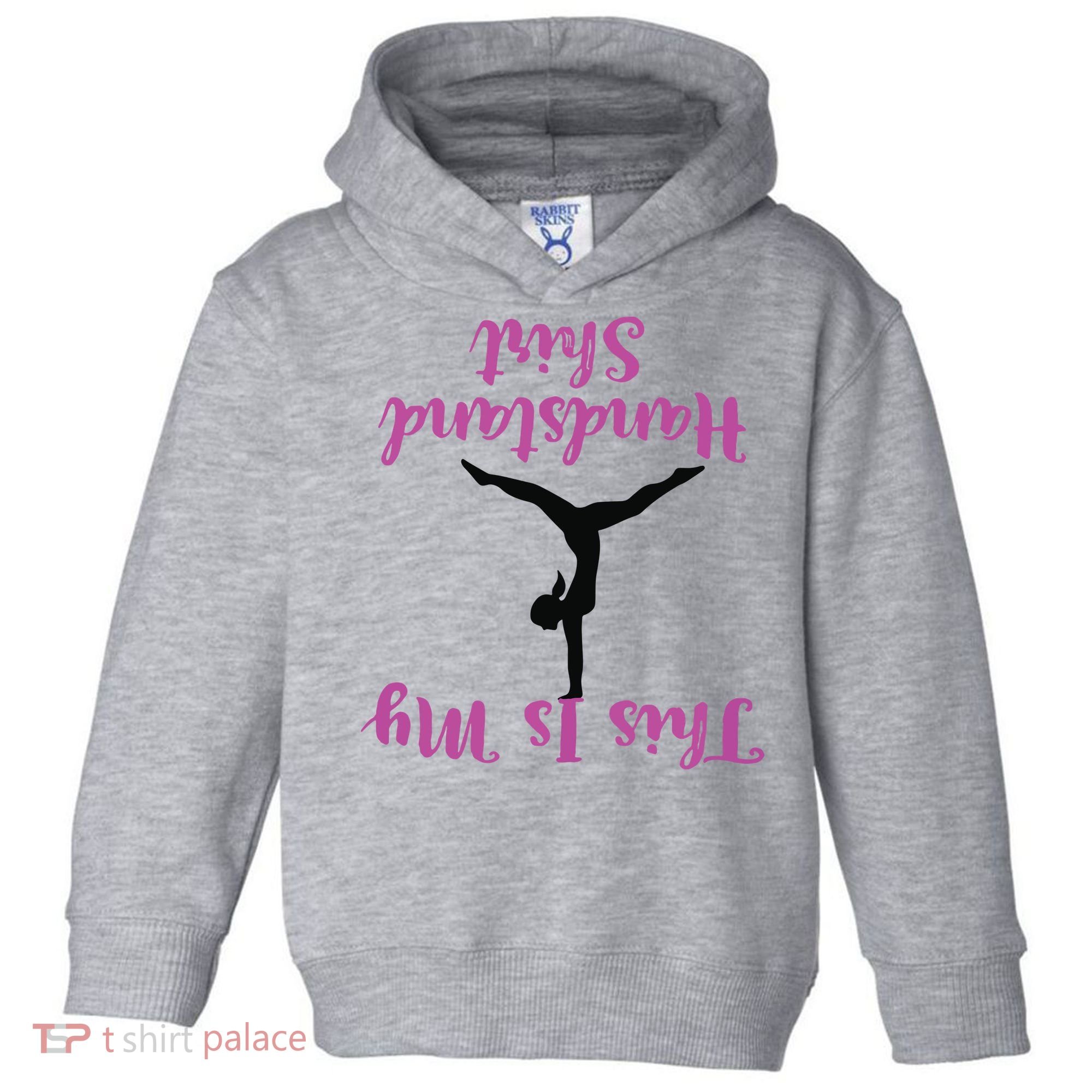 Gymnastics Handstand Shirts This Is My Handstand Toddler Hoodie