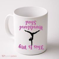 Gymnastics Handstand Shirts This Is My Handstand Coffee Mug thumb 0