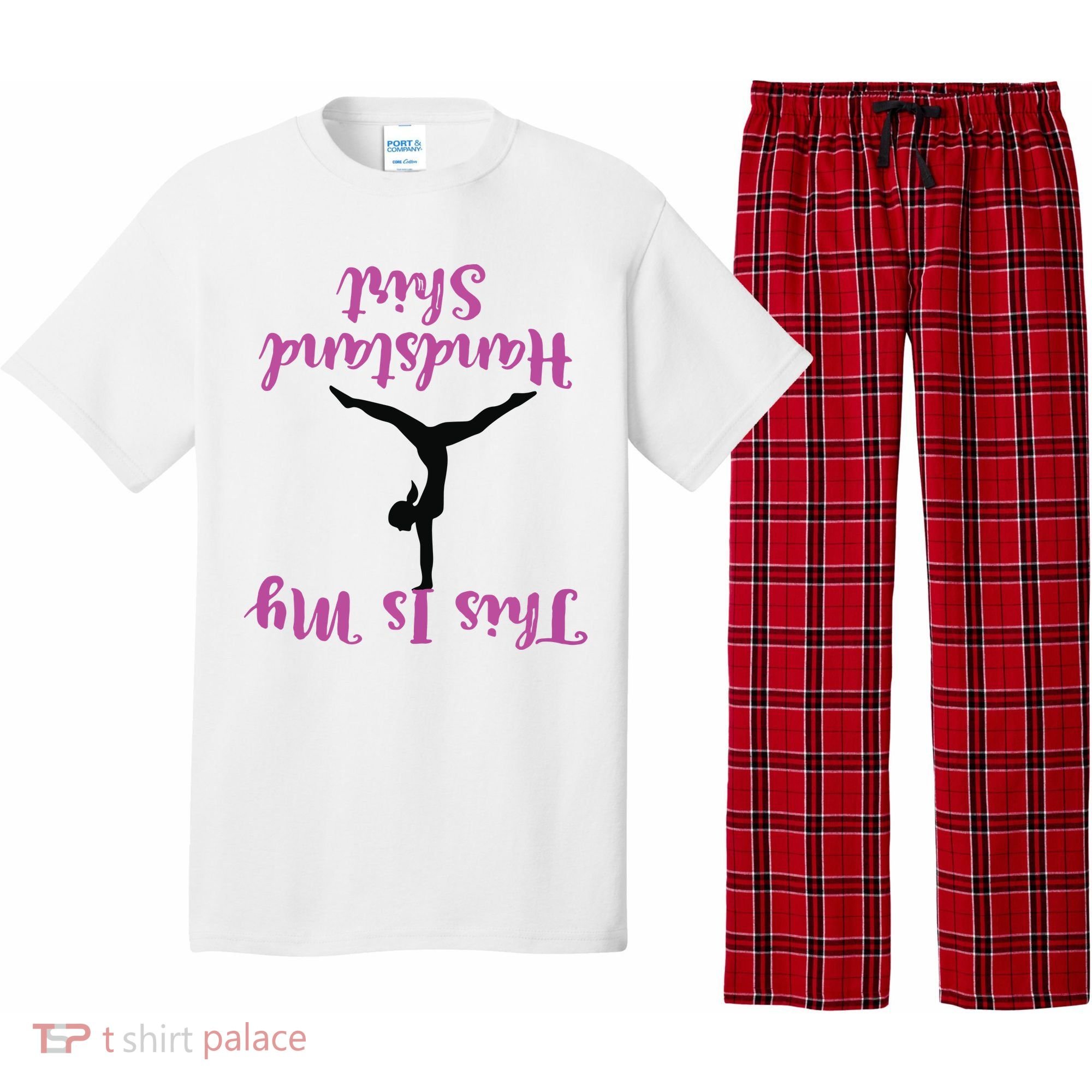 Gymnastics Handstand Shirts This Is My Handstand Pajama Set