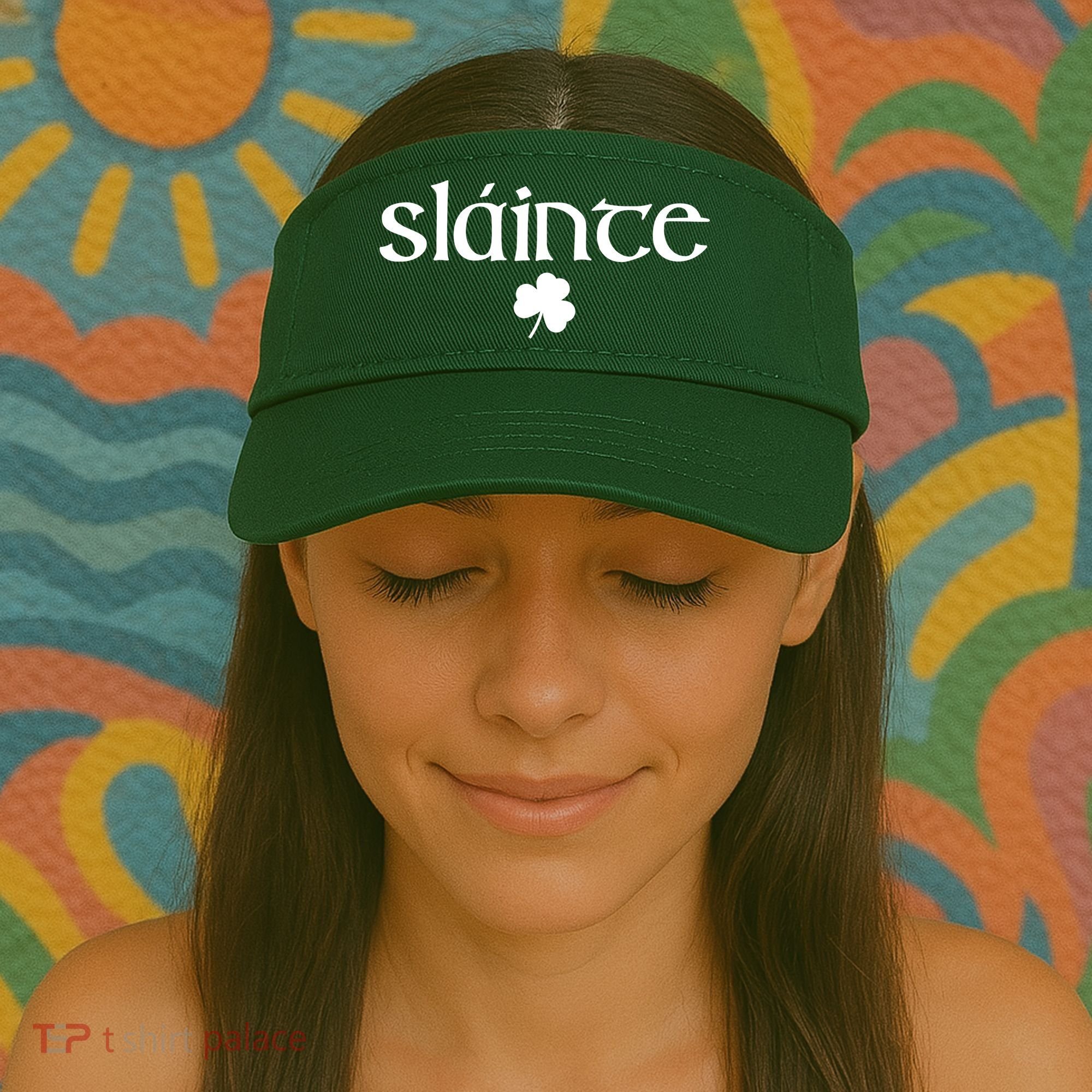 Good Health Slainte St Patrick's Day Visor