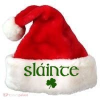 Good Health Slainte St Patrick's Day Santa Hat thumb 0