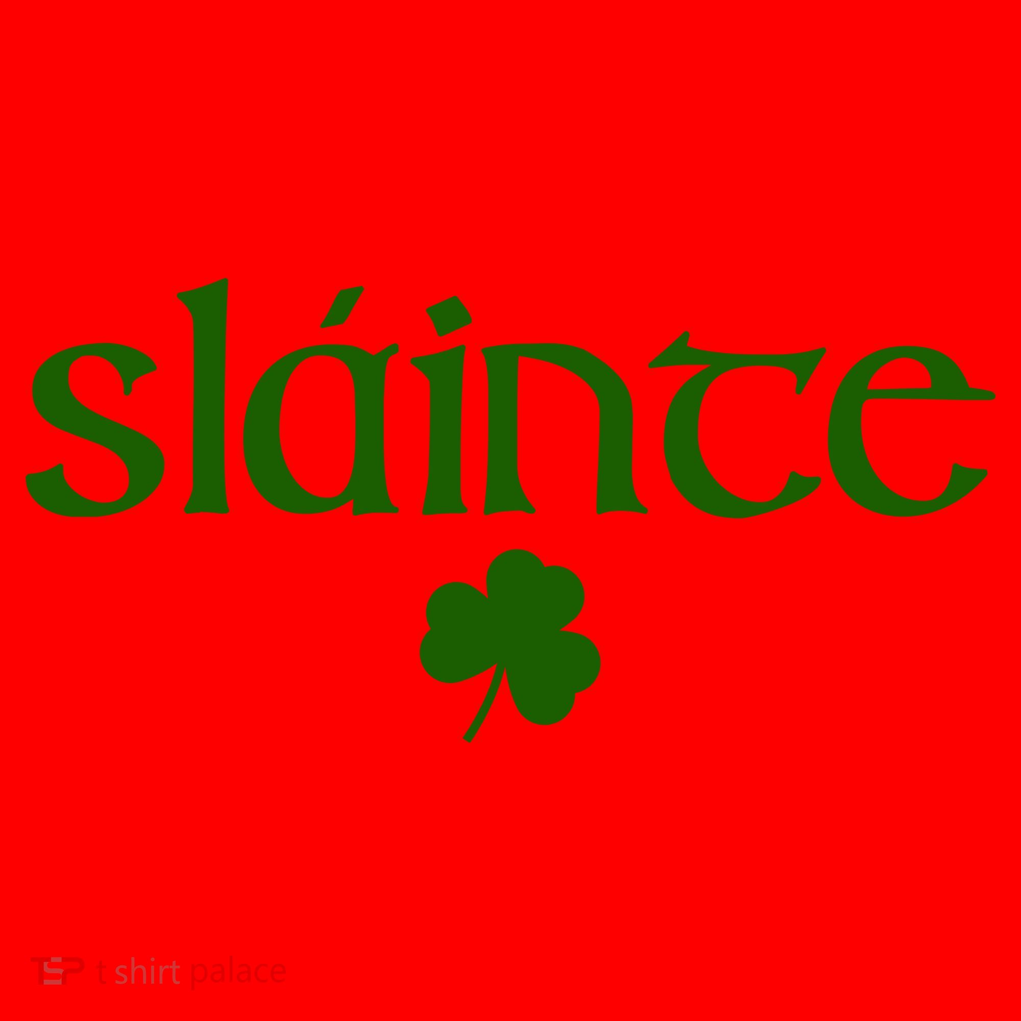 Good Health Slainte St Patrick's Day Santa Hat