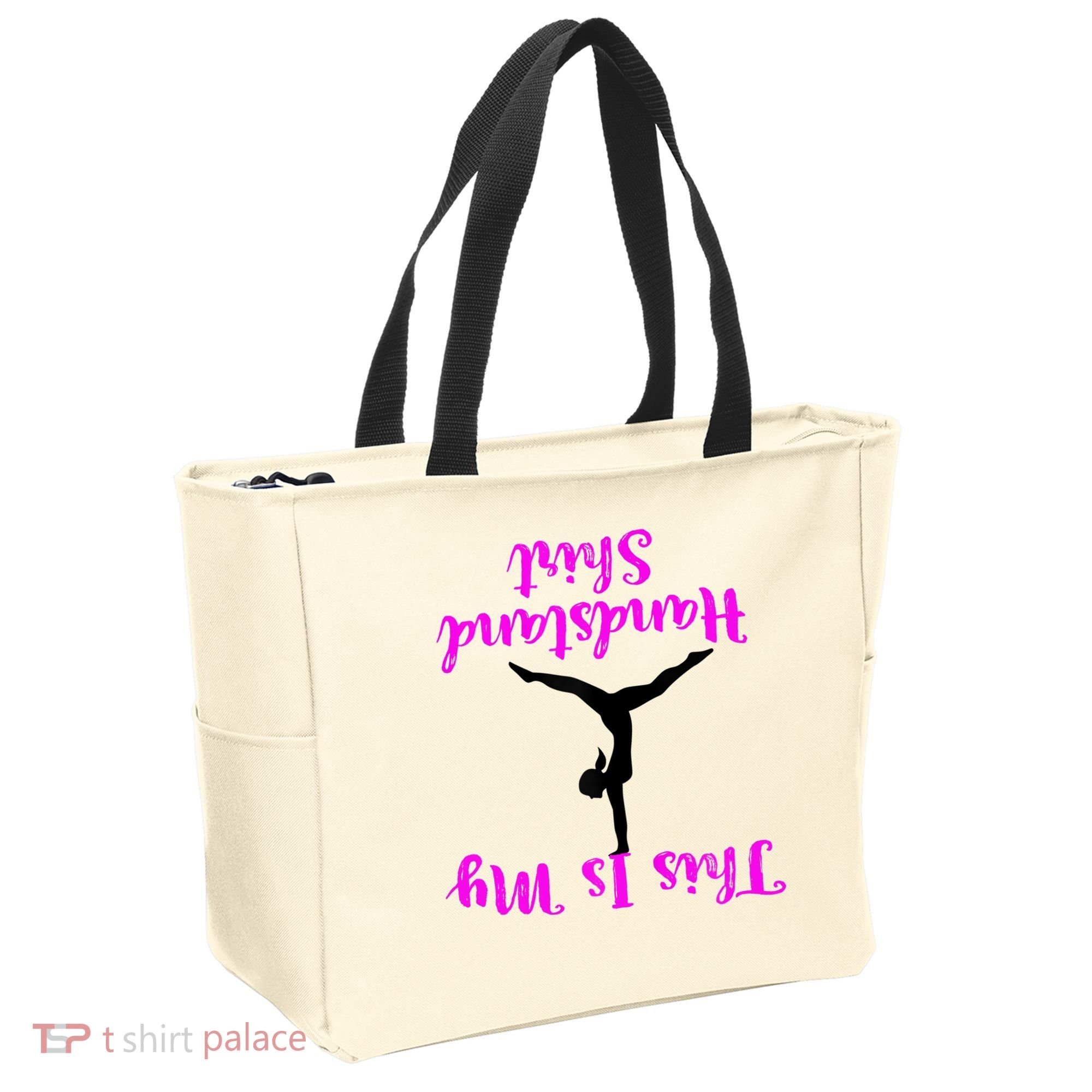 Gymnastics Handstand Shirt This Is My Handstand TShirt Tote Bag