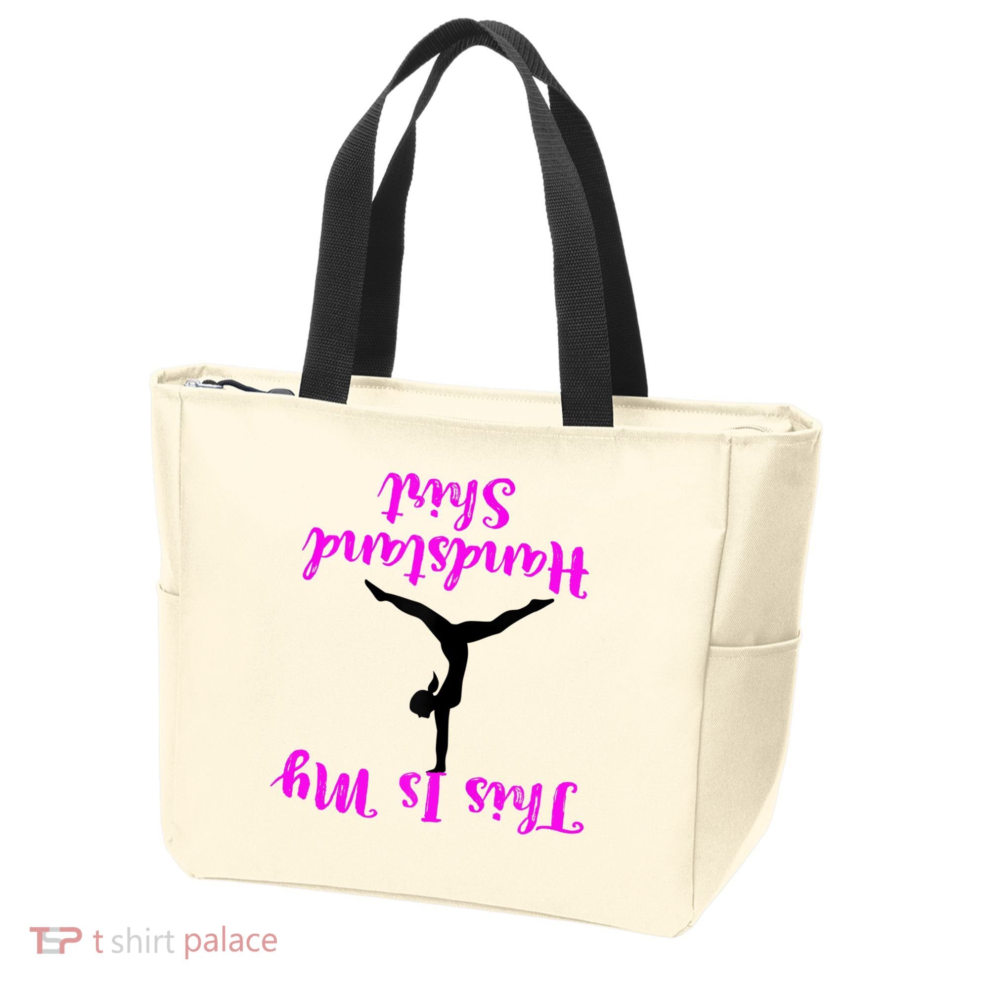 Gymnastics Handstand Shirt This Is My Handstand TShirt Tote Bag