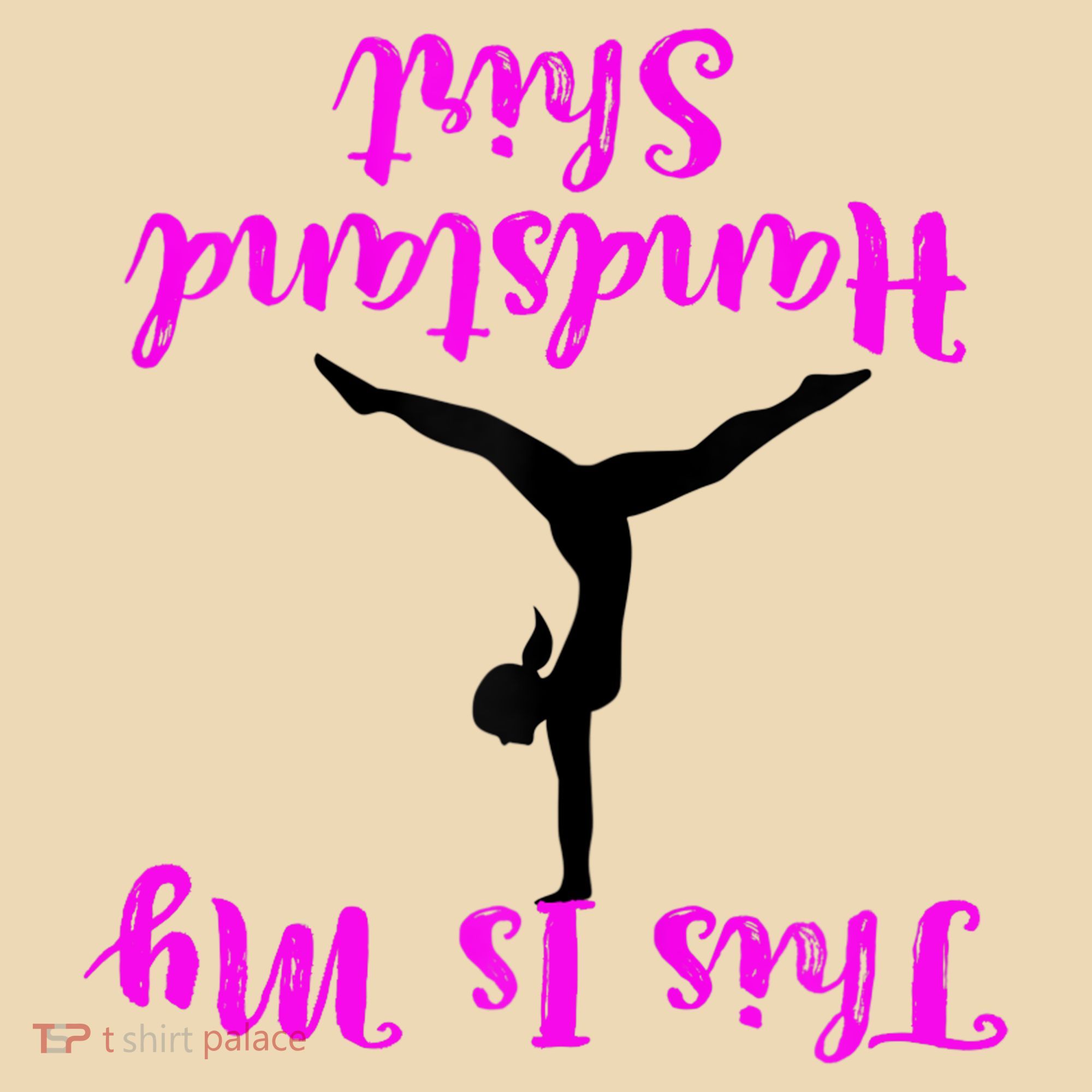 Gymnastics Handstand Shirt This Is My Handstand TShirt Tote Bag