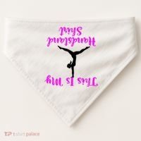 Gymnastics Handstand Shirt This Is My Handstand TShirt USA-Made Doggie Bandana thumb 0