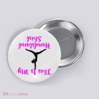 Gymnastics Handstand Shirt This Is My Handstand TShirt Button thumb 0