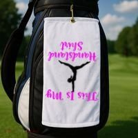 Gymnastics Handstand Shirt This Is My Handstand TShirt Golf Towel thumb 2