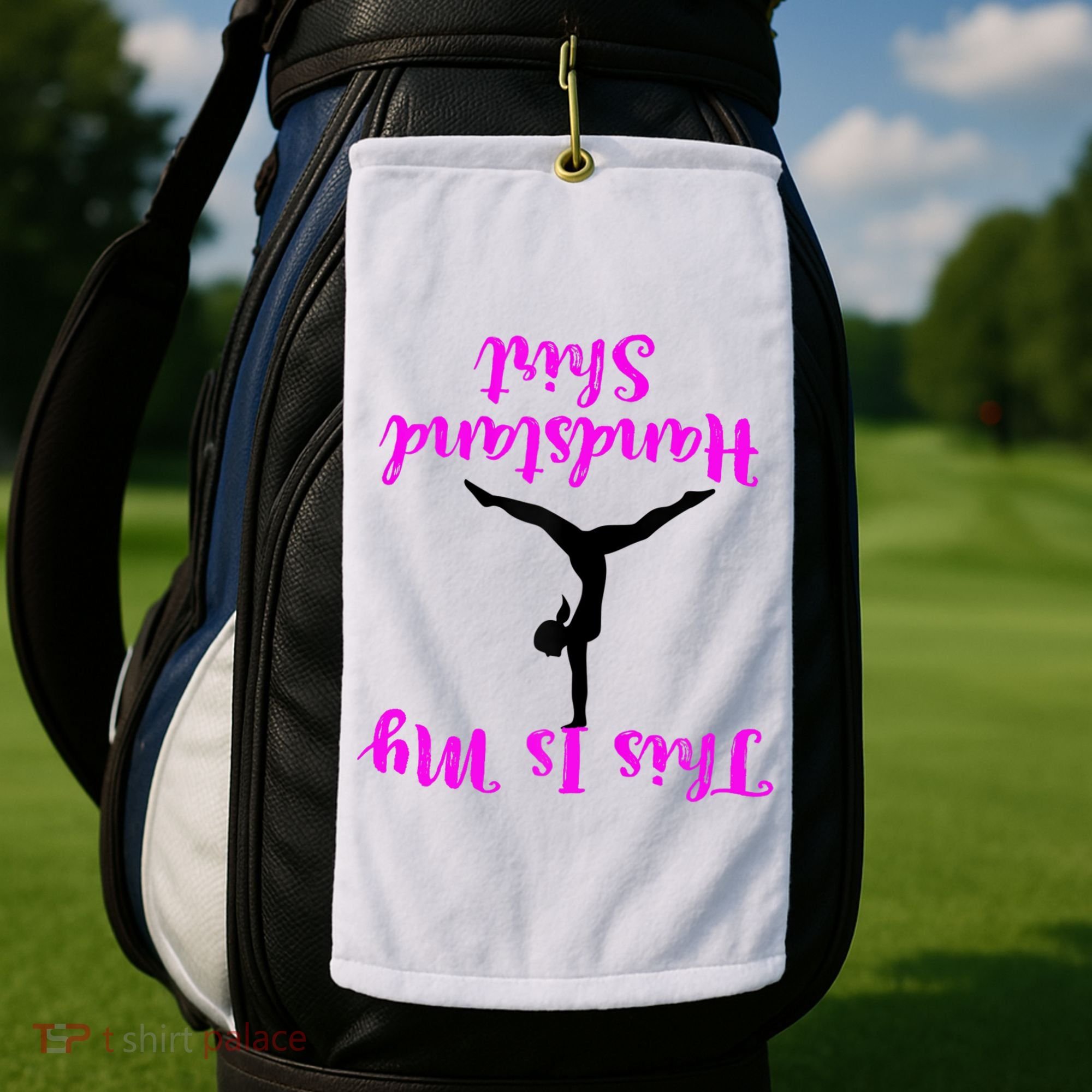 Gymnastics Handstand Shirt This Is My Handstand TShirt Golf Towel
