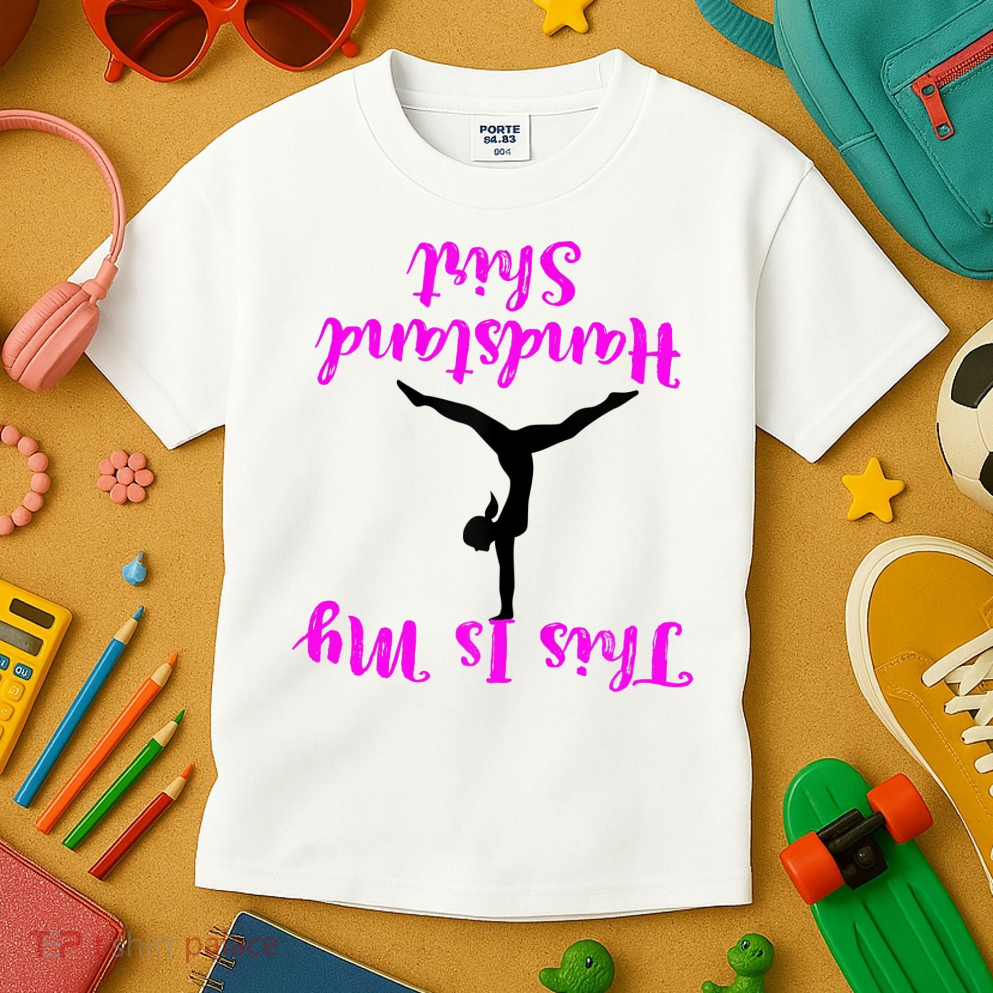 Gymnastics Handstand Shirt This Is My Handstand TShirt Kids T-Shirt