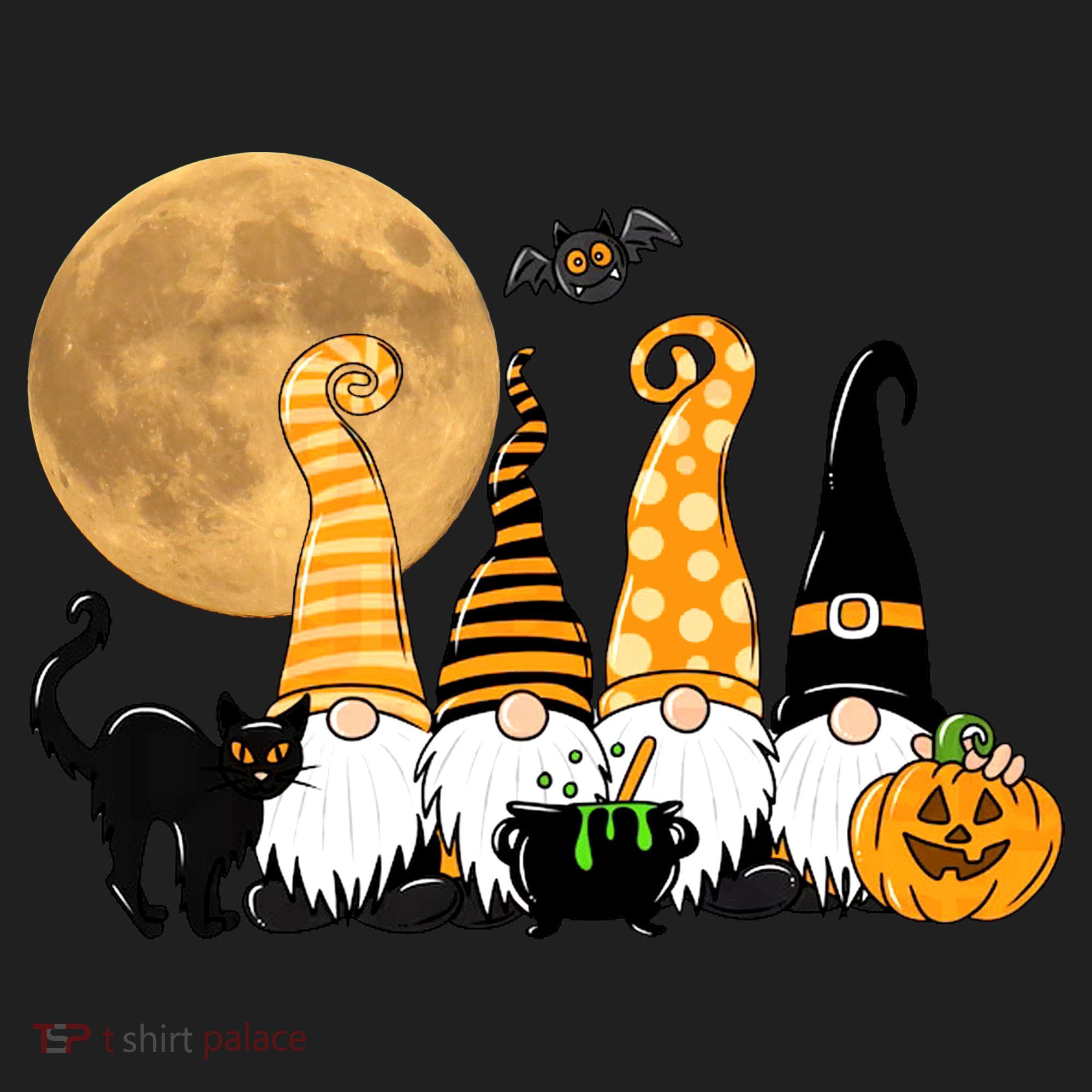 Gnome Halloween Squad Festive Women's Sweatshirt