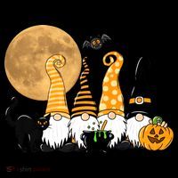 Gnome Halloween Squad Festive Doggie Tank thumb 4