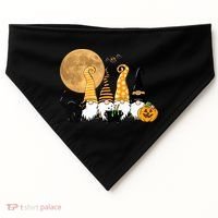 Gnome Halloween Squad Festive USA-Made Doggie Bandana thumb 0
