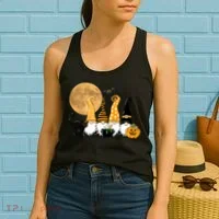 Gnome Halloween Squad Festive Women's Tank Top thumb 2