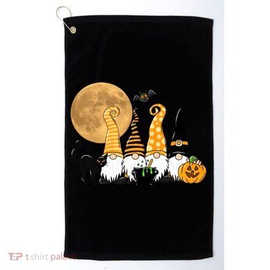 Gnome Halloween Squad Festive Golf Towel