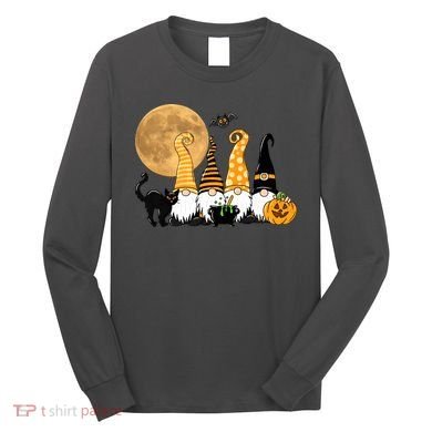 Gnome Halloween Squad Festive Long Sleeve Shirt