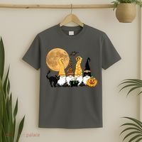 Gnome Halloween Squad Festive T-Shirt thumb 2