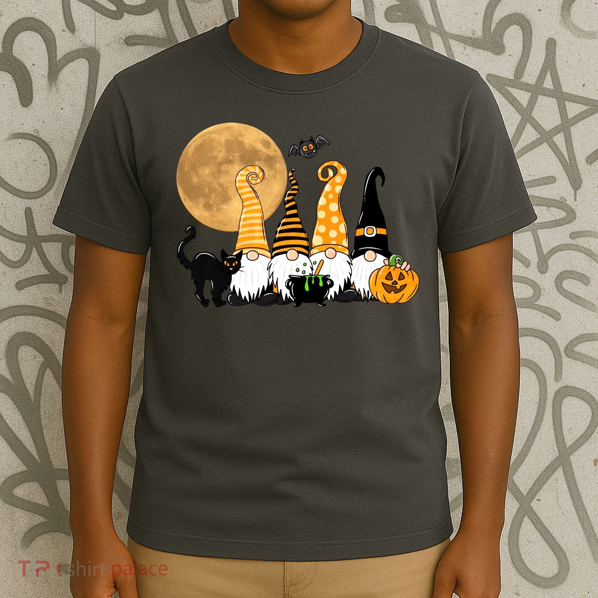 Gnome Halloween Squad Festive T-Shirt