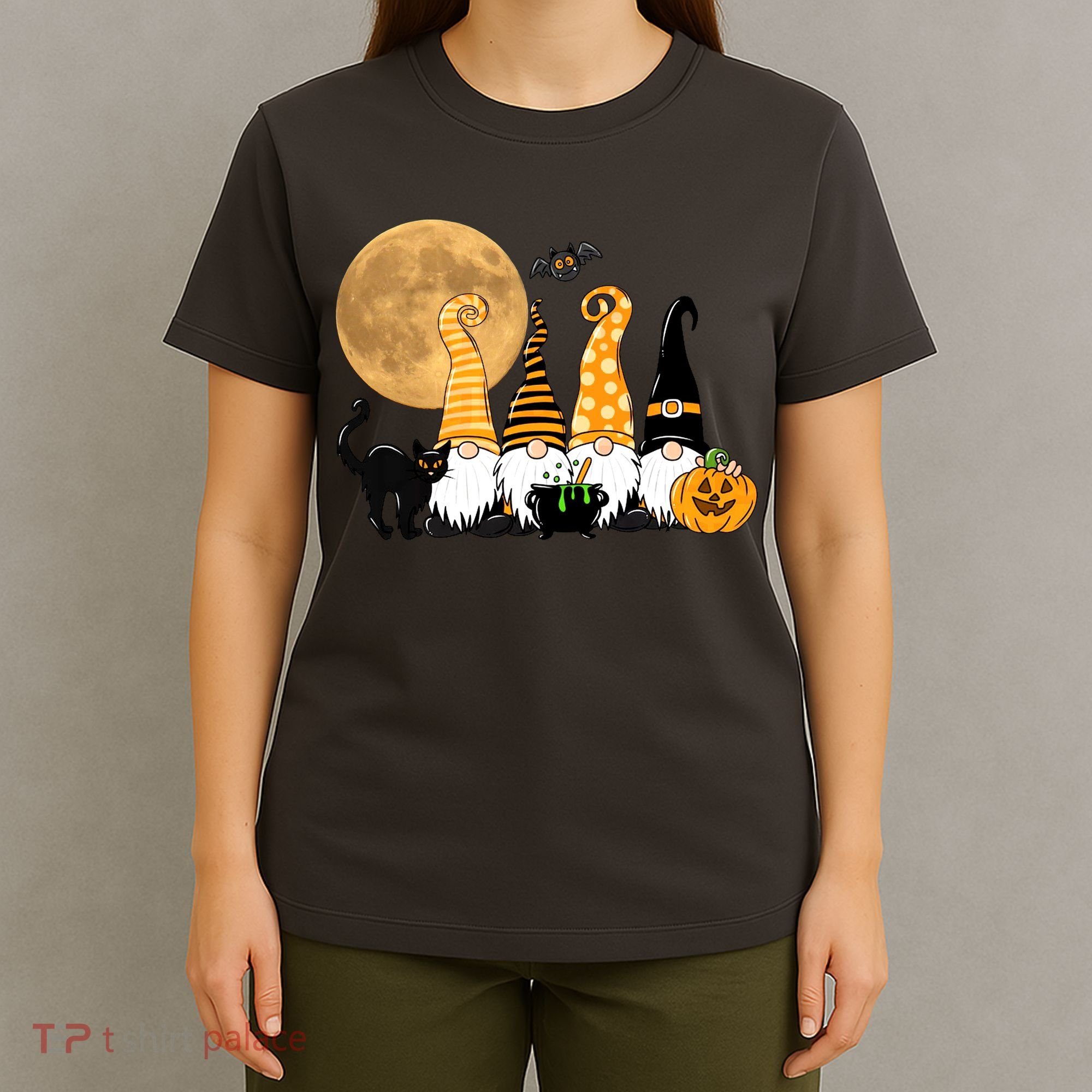 Gnome Halloween Squad Festive T-Shirt