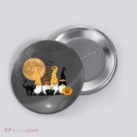 Gnome Halloween Squad Festive Button thumb 0