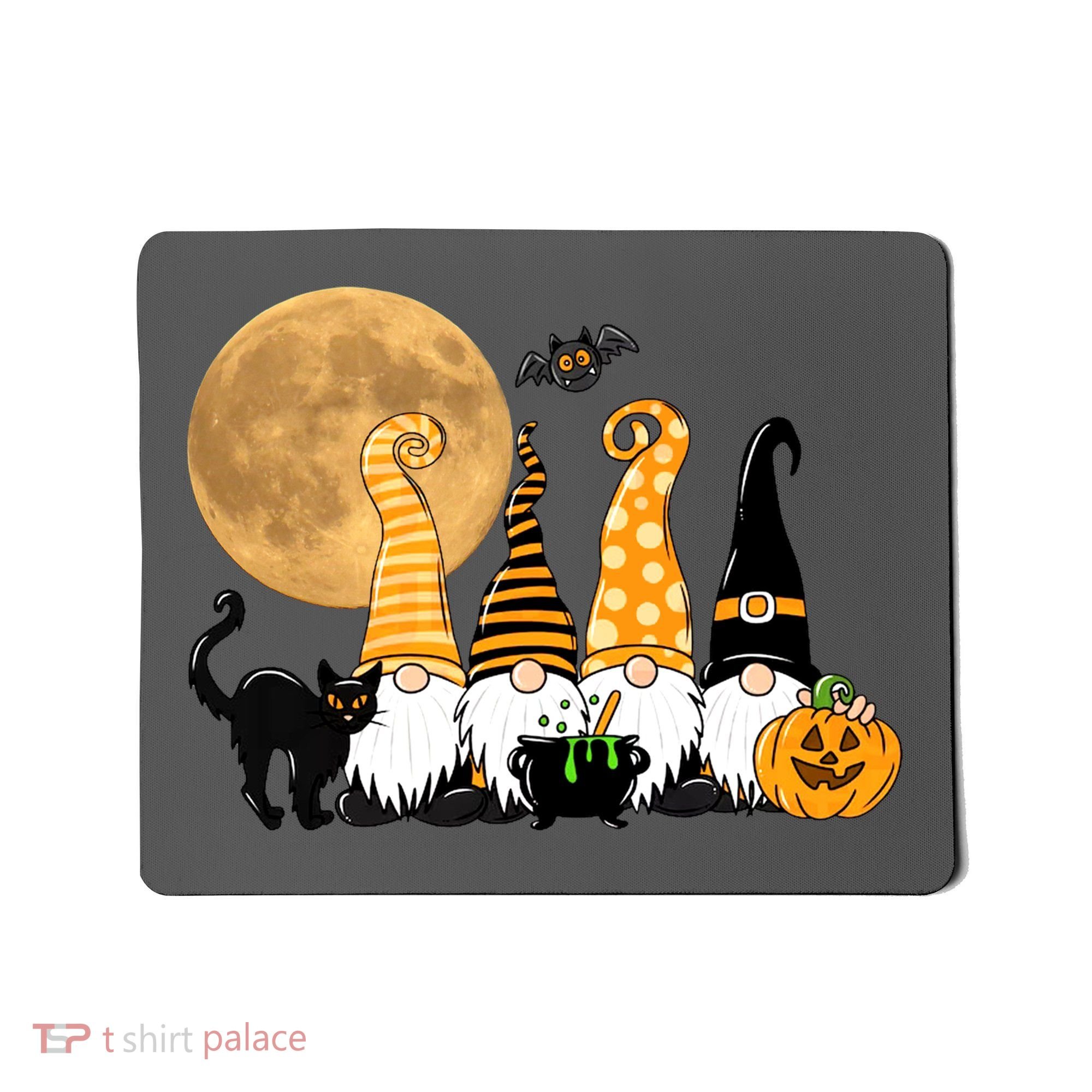 Gnome Halloween Squad Festive Mousepad