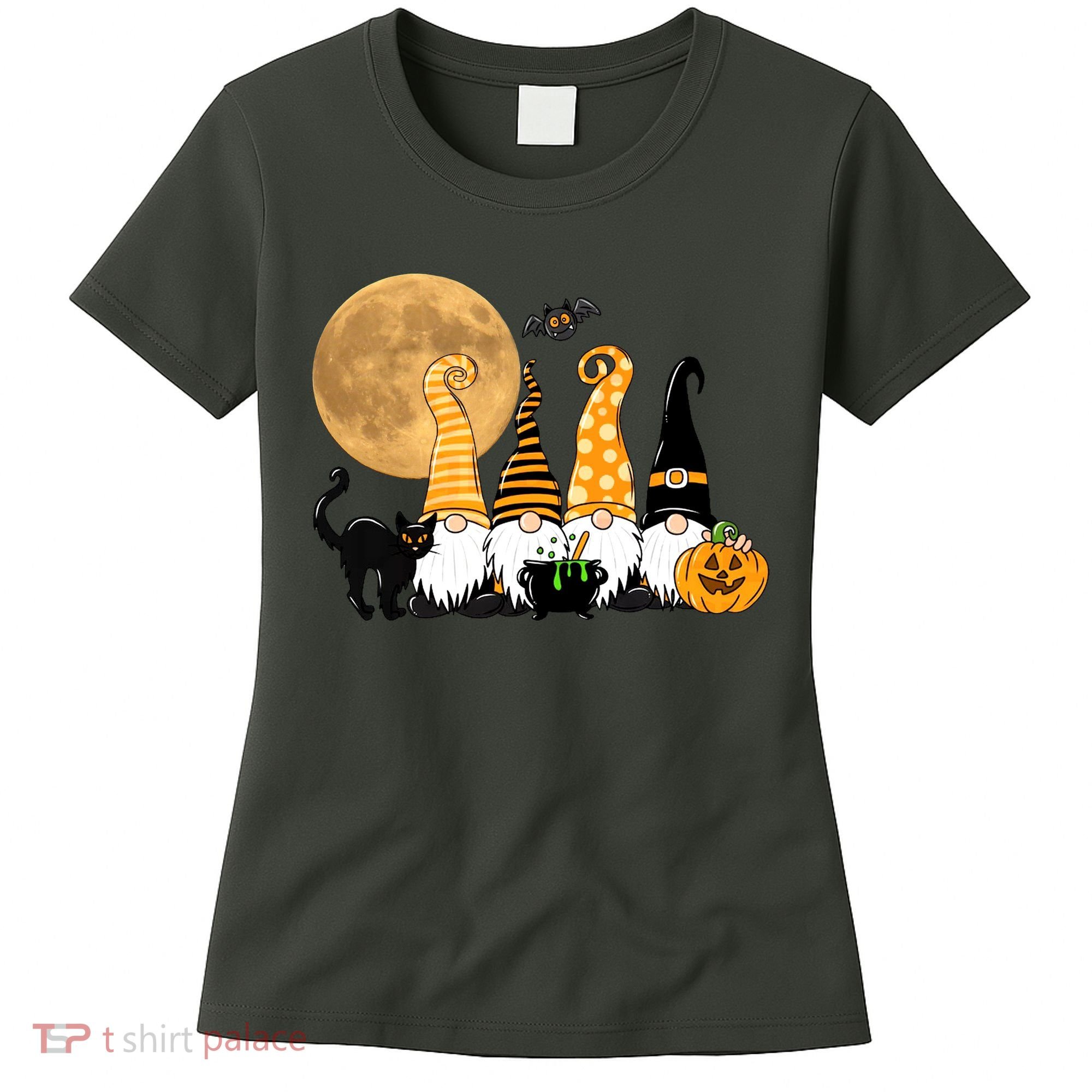 Gnome Halloween Squad Festive Women's T-Shirt