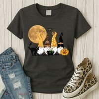 Gnome Halloween Squad Festive Women's T-Shirt thumb 3