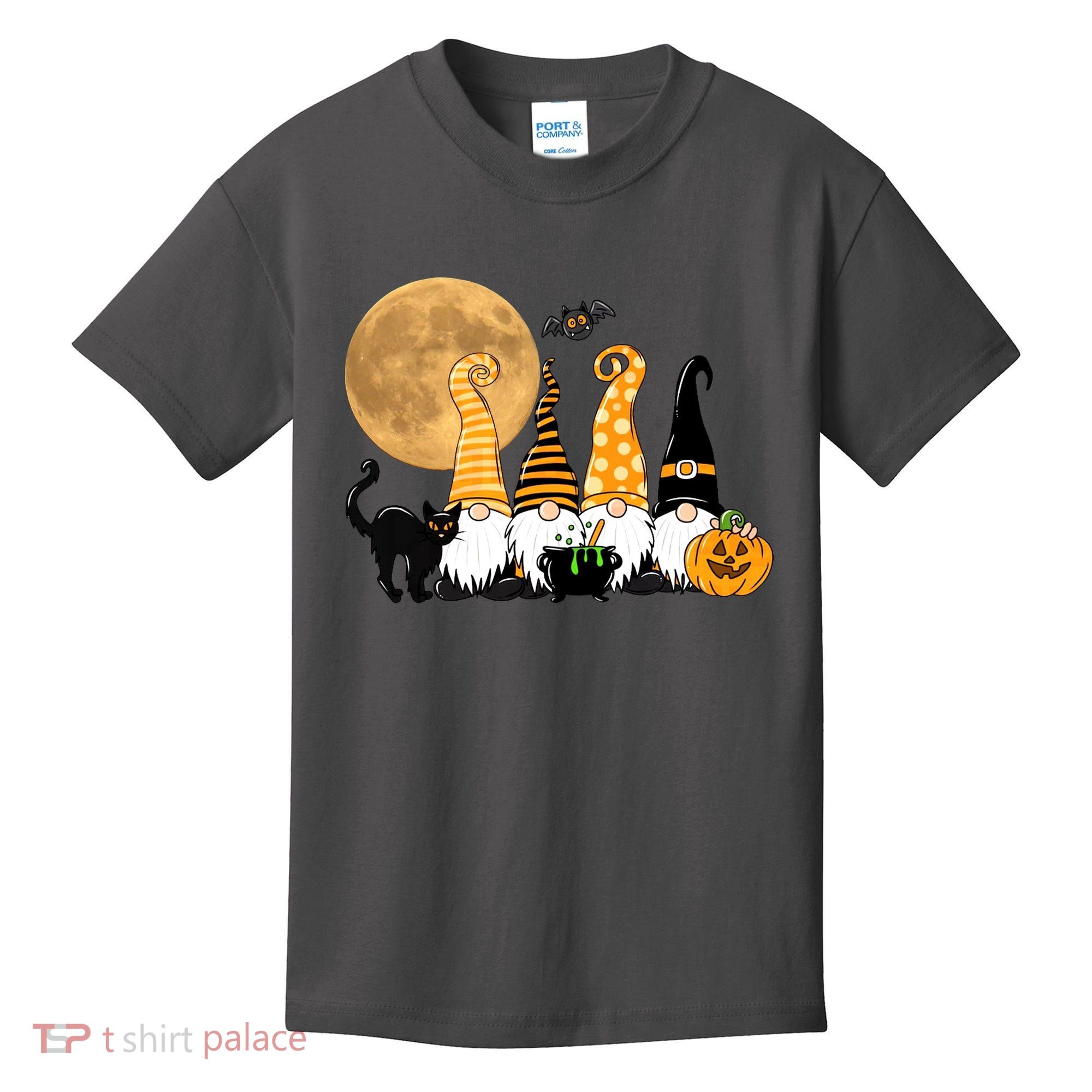 Gnome Halloween Squad Festive Kids T-Shirt