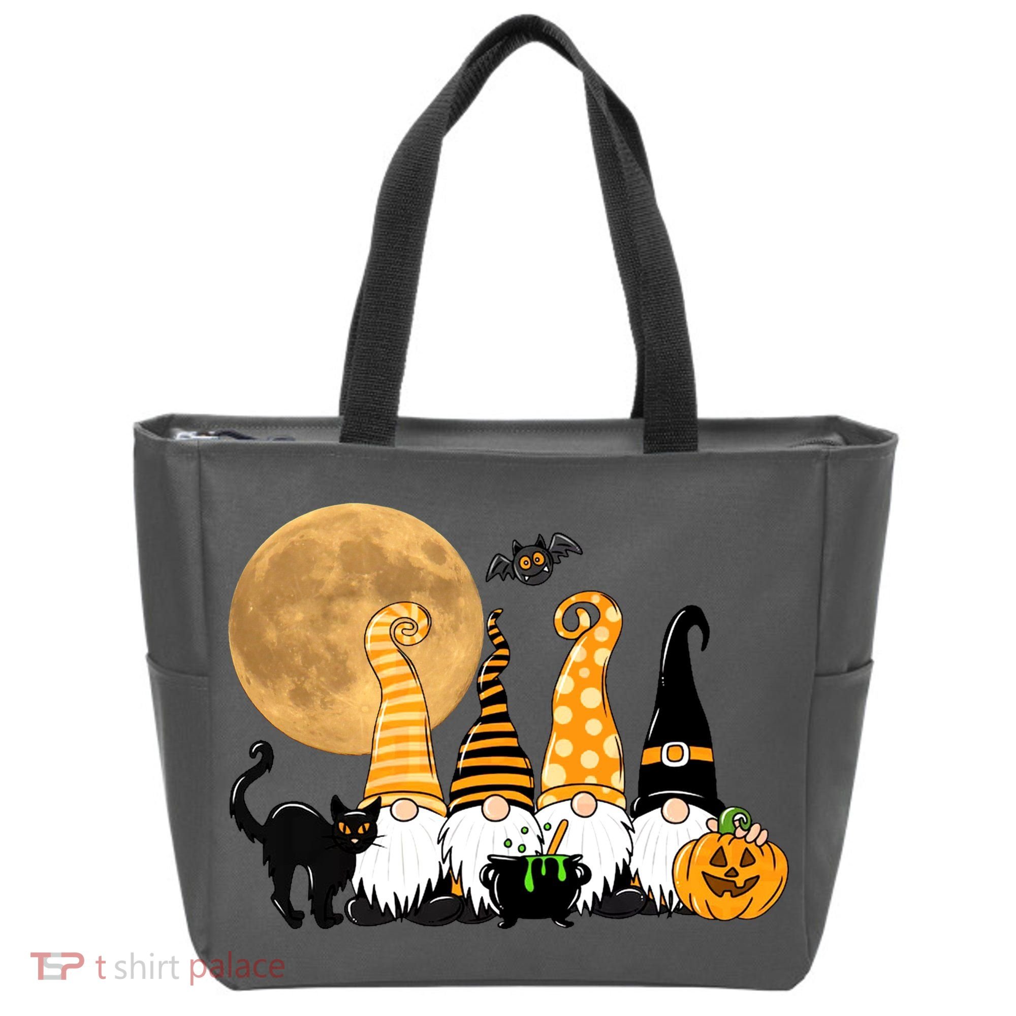 Gnome Halloween Squad Festive Tote Bag