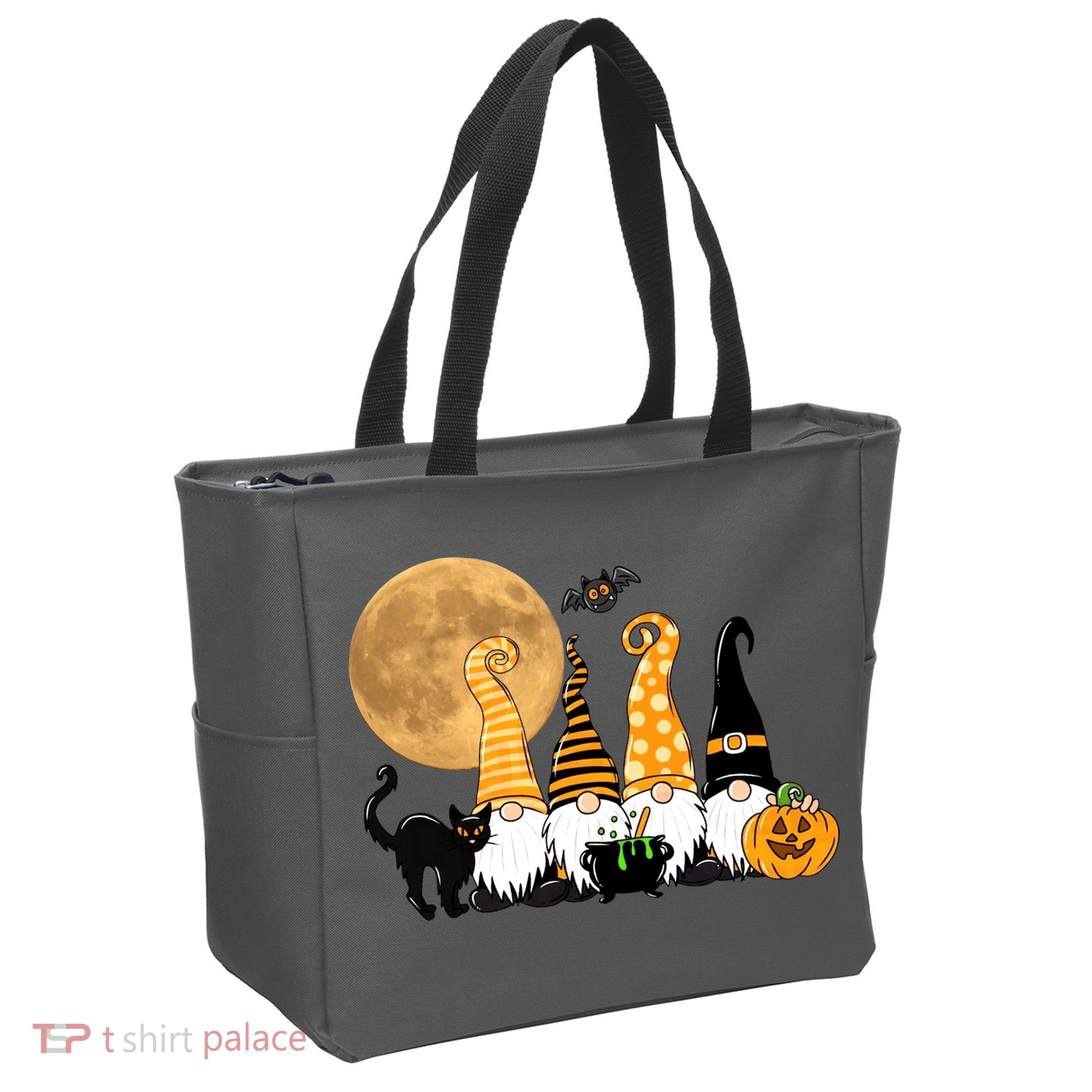 Gnome Halloween Squad Festive Tote Bag