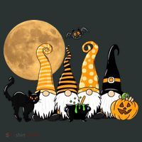Gnome Halloween Squad Festive Tote Bag thumb 4