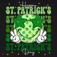 Groovy Happy St Patricks Day Shamrock Bucket Hat thumb 4