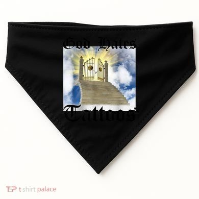 God Hates Tattoos USA-Made Doggie Bandana