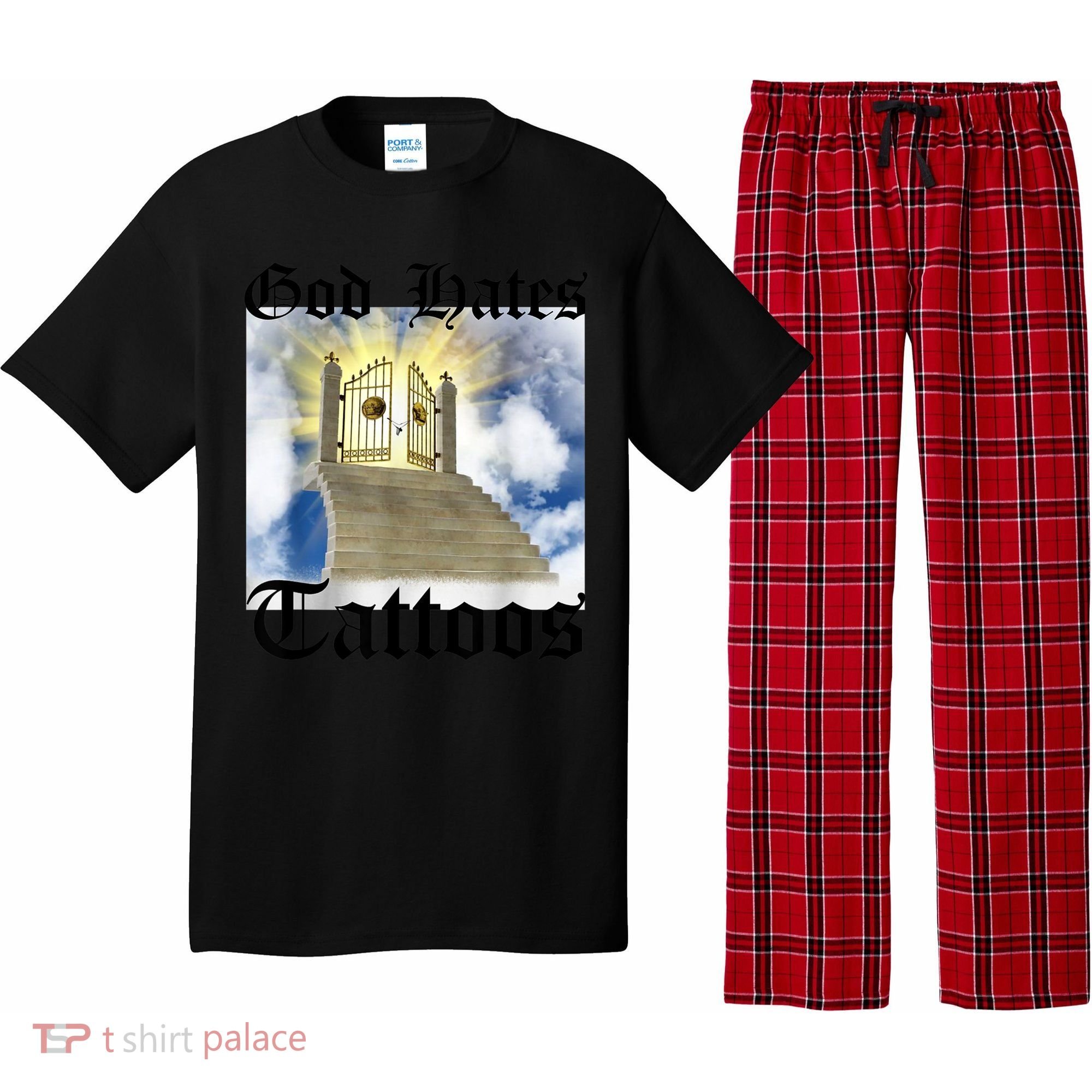 God Hates Tattoos Pajama Set